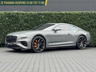 Bentley Continental 4.0 V8 Hybrid BLACK EDITION, MULLINER, PANORAMIC ROOF, ROTATING DISPLAY, TOURING PACK, COMFORT PACK, NAIM FOR BENTLEY, GRAVITY GREY, BLACK BELUGA LEATHER WITH MANDARIN ACCENTS, ALARM CLASS 5, MULLINER 10 SPOKE 22"