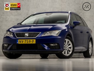 Seat Leon ST 1.0 TSI Sport (APPLE CARPLAY, NAVIGATIE, CLIMATE, PARKEERSENSOREN, TREKHAAK, SPORTSTOELEN, GETINT GLAS, LM VELGEN, KEYLESS, NIEUWSTAAT)