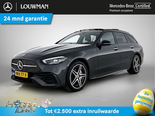 Mercedes-Benz C-klasse Estate 300 e Star Edition LIMITED AMG | Night Pakket | Panorama Schuif-Kanteldak | Distronic | Apple CarPlay | Sfeerverlichting | Memory voorstoelen. Inclusief 24 maanden MB Certified garantie voor Europa.
