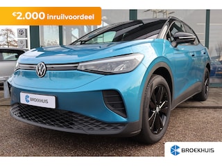 Volkswagen ID.4 Limited Edition Inclusief €2000,- inruilvoordeel | 'App-Connect' draadloze smartphone integratie | Achterbank in ongelijke delen neerklapbaar incl. middenarmsteun en doorlaadmogelijkheid | Afstandscontrolesysteem (Front Assist), met voetgangers- en fietsersherkenning