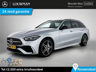 Mercedes-Benz C-klasse Estate 300 e Business Solution AMG AMG Line | Night Pakket | Panorama Schuif-Kanteldak | Distronic | Parkeerpakket met 360°-camera. Inclusief 24 maanden MB Certified garantie voor Europa.