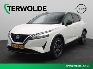 Nissan Qashqai 1.3 MHEV Xtronic Tekna | AUTOMAAT | Trekhaak | Panoramadak | Stoel-, stuur- en voorruitverw. |