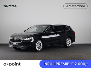 Skoda Superb Combi Business Edition PHEV 1.5 TSI 204 pk 6 versn. DSG | Trekhaak, wegklapbaar | Chrome pakket | Lichtmetalen velgen 18 inch Dofida zilver