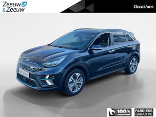 Kia Niro EV e-Niro DynamicPlusLine 64 kWh 100 % SOH | RESTERENDE FABRIEKSGARANTIE | NAVIGATIE | OPEN DAK | STOEL & STUURVERWARMING | 1E EIG | TREKHAAK