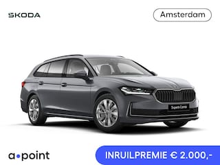 Skoda Superb Combi Business Edition m-HEV 1.5 TSI 150 pk 7 versn. DSG | Light & view | Lounge interieur | Wegklapbare trekhaak | Winterpakket | Reservewiel