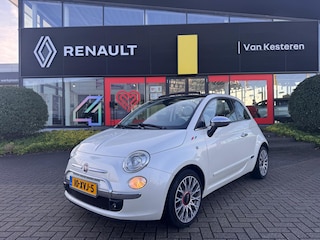 Fiat 500 0.9 85pk Turbo Twinair Lounge / Cabrio / 1e Eigenaar / Parkeer sensoren / Vol Leder