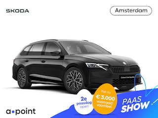 Skoda Octavia Combi Sportline Tour m-HEV 1.5 TSI 150 pk 7 versn. DSG | Panorama schuif/kanteldak | Trekhaak, wegklapbaar | Infotainment navigatie pakket | Travel Assist pakket | Winter pakket