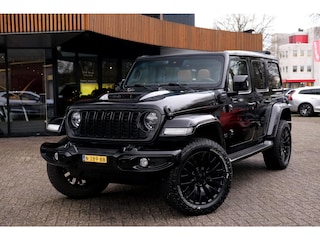 Jeep Wrangler Unlimited 4xe 380 Rubicon BRUTE! Khan velgen ACC stoel/stuurwielverwarming Carplay Trekhaak Alpine Cabrio