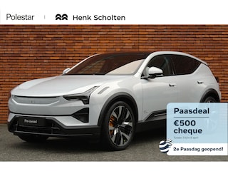 Polestar 3 Long Range Dual Motor Performance 111 kWh, Pilot- en Plus Pack, Bowers&Wilkins Premium Audio, Accenten in Swedish Gold, Polestar Engineered dynamisch onderstel, Luchtvering, Pilot Assist, Head-up Display, 22" Performance (Forged Performance focused wheels)