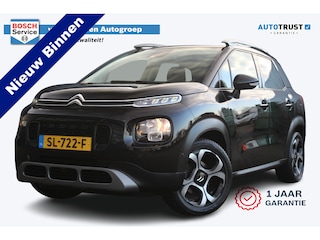 Citroën C3 Aircross 1.2 PureTech S&S Shine | Incl. 12 maanden garantie | Keyless | Camera | Navi | Apple Carplay | Trekhaak | Privacy glass | DAB+ ontvangst | Climate control | Dodehoek detectie | Parkeer assistent | Automatisch grootlicht | Cruise control | Achteruitrijcamera | 17" Lichtmetalen velgen |