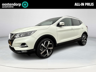 Nissan Qashqai 1.3 DIG-T Premium Edition Automaat | GEEN AFLEVERKOSTEN | Lederen bekleding | Panoramadak | Trekhaak |  Parkeersensoren voor en achter |