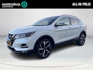 Nissan Qashqai 1.3 DIG-T Premium Edition Automaat | GEEN AFLEVERKOSTEN | Lederen bekleding | Panoramadak | Trekhaak |  Parkeersensoren voor en achter |