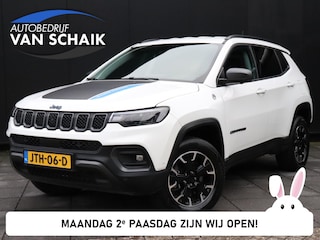 Jeep Compass 4xe 240 Plug-in Hybrid Electric Trailhawk 4WD | CAMERA |LEDER | NAVi | LMV | PDC | ELECTR VERSTELB STOELEN MET MEMORY
