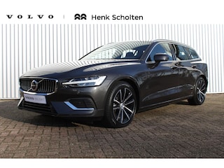 Volvo V60 T6 Plug-in hybrid AWD Essential Bright | Semi elektrische trekhaak | Stoelverwarming voor+achter | Stuurwielverwarming | Adaptieve Cruise Control | Leder interieur
