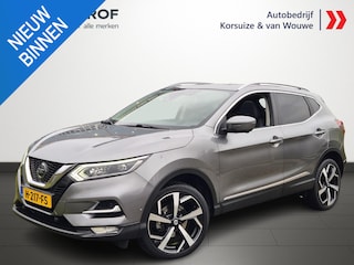 Nissan Qashqai 1.3 DIG-T Tekna Leer | Trekhaak | Pano dak