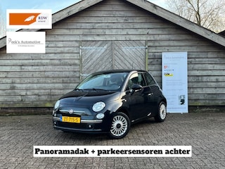 Fiat 500 1.2 Lounge | Airco | Panoramadak | Parkeersensoren achter | APK t/m 12-2026 | Leuke auto!!