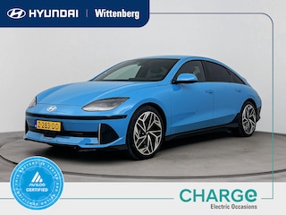 Hyundai Ioniq 6 LOUNGE 77.4 kWh | SoH 98,2% | NAVI | 360 CAMERA | CRUISE ADAPTIEF | CLIMA | LEDER | 20'' LM VELGEN | PRIVACY GLASS | FABRIEKSGARANTIE GELDIG T/M 3-2029! |