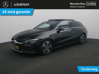 Mercedes-Benz CLA Shooting Brake 180 Business Solution Luxury Panorama Schuif-Kantedak | Memory voorstoelen | Sfeerverlichting | Achteruitrijcamera | Ledkoplampen. Inclusief 24 maanden MB Certified garantie voor Europa.
