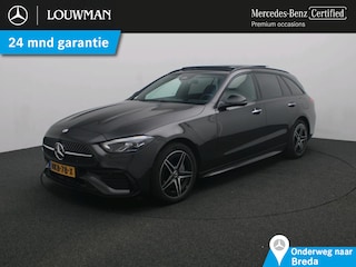 Mercedes-Benz C-klasse Estate 300 e Star Edition AMG Line Plus AMG Line | Night Pakket | Panorama Schuif-Kanteldak | Alarm | Sfeerverlichting | Easy Pack Achterklep. Inclusief 24 maanden MB Certified garantie voor Europa.