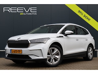 Skoda Enyaq iV 80 | Elektr. Trekhaak | Crystal Light | Warmtepomp | Camera | Half leer | Stuuverwarming