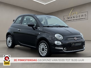 Fiat 500 1.0 Hybrid Dolcevita 2021 ZWART | Cabrio | Apple CarPlay