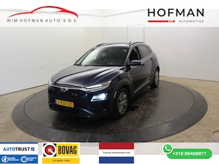 Hyundai Kona Premium 64 kWh 484Km 100% SOH Pano Cam Head-up Leder El-stoelen Winterpack