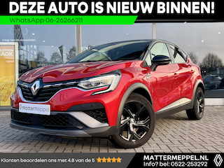 Renault Captur 1.3 Mild Hybrid 160 R.S. Line | Automaat | Navigatie | All Seasons | Groot Scherm | Achteruitrijcamera + Parkeersensoren | Draadloze Telefoonlader | Climate Control | Luxe Pook | Apple CarPlay/Android Auto