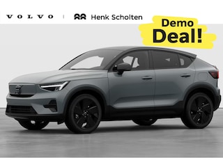 Volvo EC40 Single Motor Extended Range Ultra Black Edition | Demo Deal | Elektrisch bedienbare bestuurdersstoel met geheugen | Verwarmbare voorstoelen + Stuurwiel | Park Assist voor + achter | 360-Camera | Premium Audio by Harman Kardon | Warmtepomp | Adaptieve Cruise Control | Pilot Assist | Glazen panoramisch dak | Extra getint glas achter | Blind Spot Information System | Google Services | 20'' Lichtmetalen wielen |