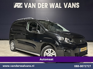 Peugeot Partner 1.5 BlueHDI 131pk Automaat L1H1 Euro6 Airco | 3-Zits | Leder | Camera | Navigatie | LM velgen Apple Carplay, Android Auto, Cruisecontrol, Sidebars, Stoelverwarming, Trekhaak, Parkeersensoren, Bijrijdersbank