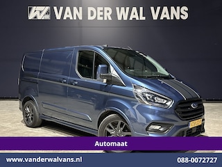 Ford Transit Custom 2.0 TDCI 185pk Automaat L1H1 Sport Euro6 Airco | Navigatie | Camera | Leder | LED | LM velgen Apple Carplay, Android Auto, Cruisecontrol, Trekhaak, Stoelverwarming, Verwarmde voorruit, Parkeersensoren, Bijrijdersbank