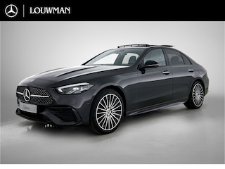 Mercedes-Benz C-klasse 300 e Business Solution AMG | Trekhaak | Nightpakket | Middenconsole metaalstructuur | Comfortpakket Plus | Panoramaschuifdak | 360° camera | Smartphone-integratie | Memorypakket |