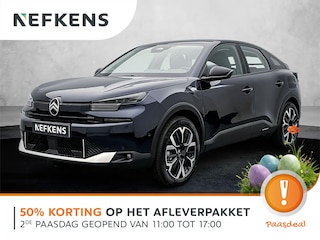 Citroën C4 EV Business 54 kWh 156pk | DEMO | NOG NIET VERKOPEN!! | 416km WLTP Actieradius | Navigatie | Achteruitrijcamera | Parkeersensoren v+a | Stoelverwarming | Leder/Stof Comfortstoelen | Climate Control | Adaptieve Cruise Control | Full Led koplampen | Keyless | Dodehoeksensor | Verwarmde voorruit | 18" lichtmetalen velgen |