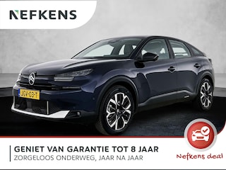 Citroën C4 EV Business 54 kWh 156pk | DEMO | NOG NIET VERKOPEN!! | 416km WLTP Actieradius | Navigatie | Achteruitrijcamera | Parkeersensoren v+a | Stoelverwarming | Leder/Stof Comfortstoelen | Climate Control | Adaptieve Cruise Control | Full Led koplampen | Keyless | Dodehoeksensor | Verwarmde voorruit | 18" lichtmetalen velgen |
