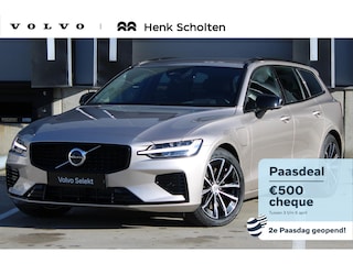 Volvo V60 T6 Plug-in hybrid AWD Plus Dark | Verwarmbare voorstoelen+stuurwiel+achterstoelen | Rondom zichtcamera | Premium audio by Harman Kardon | Verwarmbare voorruit | 18 inch Lichtmetalen velgen