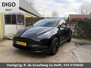 Tesla Model Y Long Range AWD 75 kWh SOH 84% | Navigatie | Leder | Stoelverwarming | FSD systeem