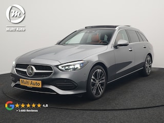 Mercedes-Benz C-klasse Estate 300 e Avantgarde Plug In Hybrid 313pk Dealer O.H PHEV | Panodak | Adaptive Cruise | 360 Camera | Digital Light | Lederen Sportstoelen Verwarmd | Keyless | Navigatie | Virtual | DAB+ | 18" L.M |