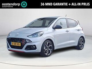Hyundai i10 1.0 T-GDI N Line 5-zits | Apple Carplay/Android Auto | N-Line pakket | Lichtmetalen velgen | Stoel/stuurverwarming | Achteruitrijcamera |