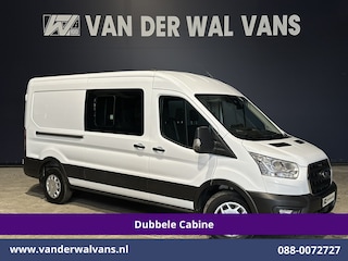 Ford Transit 2.0 TDCI 170pk L3H2 Dubbele Cabine 3500kg Trekhaak Euro6 Airco | 6-Zits | Camera | Navigatie | Apple Carplay Cruisecontrol, Parkeersensoren, Verwarmde voorruit