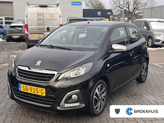 Peugeot 108 1.0 e-VTi Allure Touchscreen | Airco | 5-Deurs | 15" Lichtmetaal | Chroom | Getint Glas | LED Dagrij | Airco | Centrale deurvergrendeling met afstandsbediening | Chroom delen exterieur