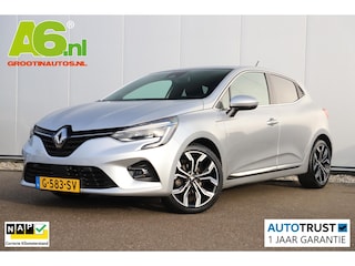 Renault Clio 1.0 TCe Intens 101PK Half Leder 17 inch LMV LED Navigatie Carplay Android Climate Cruise Control Rijstrooksensor