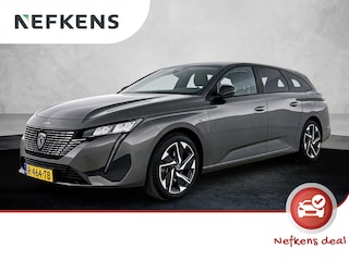 Peugeot 308 SW HYbrid Allure Pack 180pk Automaat | 1ste eigenaar | Camera | LEER/Stof | Verwarmde voorruit | 17"LMV | Navigatie |