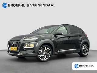 Hyundai Kona 1.6 GDI HEV Premium | Leder | Trekhaak | HUD | Stoelverwarming | BLIS | Navigatie