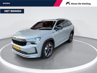 Skoda Kodiaq 1.5 TSI 204pk DSG PHEV Sportline Business · Panoramadak · Camera · P-Sensoren · Elek. Voorstoelen · Elek. Trekhaak · 19'' Inch · Garantie t/m 22-05-2029 of 100.000km
