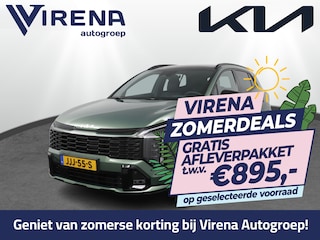 Kia Sportage 1.6 T-GDi Hybrid GT-Line Apple Carplay/Android Auto - Cruise Control - Dodehoekdetectie - Schuif-/Kanteldak  - Navigatie - Stuur/Stoelverwarming - Fabrieksgarantie tot 10-2032