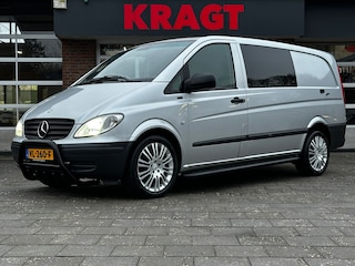 Mercedes-Benz Vito 120 CDI 320 Lang|MARGE|DUBBELCABINE|AUTOMAAT|airco|cruise|navi|achteruitrijcamera|stoelverwarming