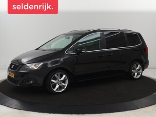 Seat Alhambra 2.0 TSI Style 7-persoons | Panoramadak | Leder | Trekhaak | Stoelverwarming | Camera | Navigatie | Park Assist | Climate control | Bluetooth | Cruise control