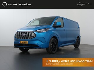 Ford Transit Custom 320 | L2 H1 | LIMITED | 65 kWh | 328 KM WLTP | SPOILER PAKKET | 20" LICHTMETALEN WIELEN | DRIVER ASSISTENT PACK ULTIMATE | BOEKJE VOL | B&O AUDIO | 360 CAMERA RONDOM | ADAPTIVE CRUISE | STOEL EN STUURWIEL VERWARMING