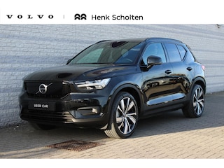 Volvo XC40 Recharge P8 AWD R-Design | Black Stone Solid | Power Seats | Charcoal leder | 20" 5-Dubbel Spaaks Black / Diamond Cut | Google Maps | Hill Descent Control | Elektrisch bedienbare achterklep | Google Assistant | Intellisafe Assist | Keyless | 2-Zone Electronic Climate Control | Intellisafe Surround | Connected Safety | Elektrisch bedienbaar glazen panoramisch schuif-/kanteldak | Lounge Pack | Premium Audio by Harman Kardon | Visual Park Asisist | Pilot Assist | Warmtepomp | Adaptieve cruise control | Blis | Pre-conditioning met timer | Elektrisch verstelbare voorstoelen met geheugenfunctie voor bestuurdersstoel | Getinte ramen achter | Verwarmbare voorstoelen | Verwarmbaar stuurwiel | Draadloze telefoonoplader | Volvo Guard Alarm klasse 3 | Verlichtingspack 2