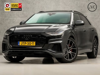 Audi Q8 55 TFSI e quattro S-Line Sport 381Pk Automaat (PANORAMADAK, LUCHTVERING, HEAD-UP DISPLAY, BANG&OLUFSEN, 360 CAMERA, STOELVERWARMING ACHTER, KEYLESS, MATRIX LED, NIEUWSTAAT)