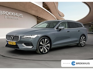 Volvo V60 2.0 T6 Plug-in hybrid AWD Plus Bright | Trekhaak | PDC V+A en Camera | Stoel verwarimg - Ventilatie - Massage | Keyless | 19 inch LM | Extra getint Glas |